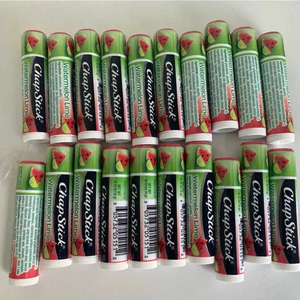 CHAPSTICK Watermelon Lime Flavor Lip Balm New & Sealed lot of 20